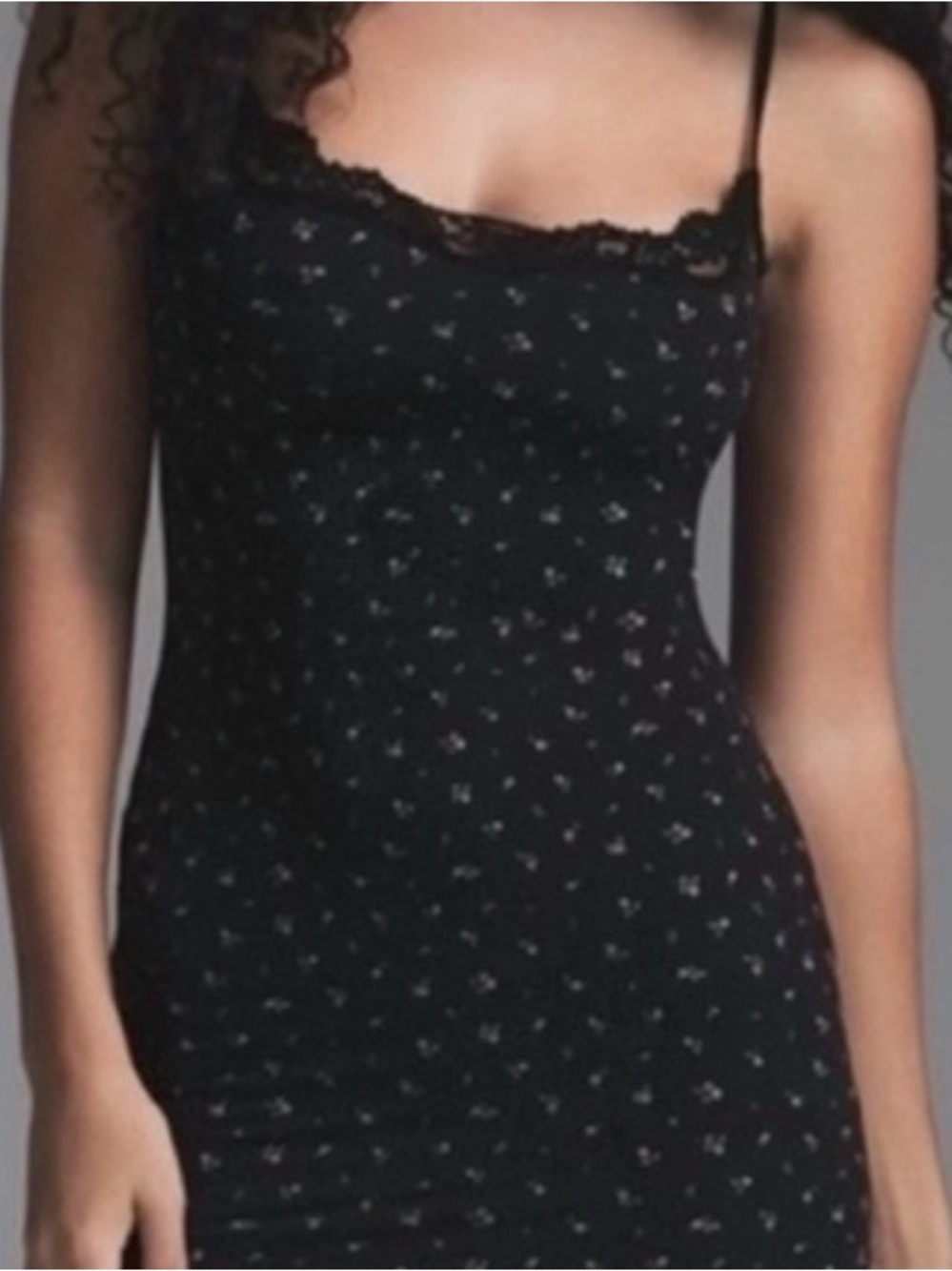 NWT RARE SKIMS Fits Everybody Slip Dress in Onyx Rosebud size 2X! - Picture 2 of 6